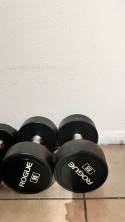 55 lbs rogue dumbbells