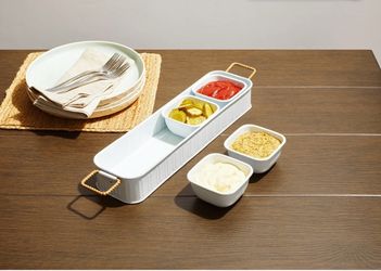 Rectangle Condiment Tray