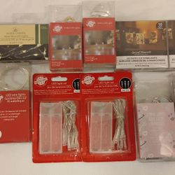 LED Fairy Light Bundle – 12 Packs! Photo Clips, String Lights, Wire Sets