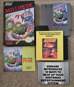 Millipede NES complete in box CIB Tested Nice