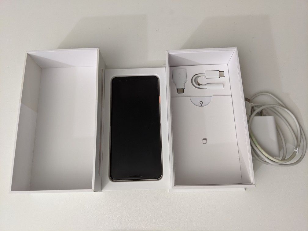 GOOGLE PIXEL 3 NOT PINK VERIZON + GSM T-MOBILE AT&T UNLOCKED ANDROID SMARTPHONE
