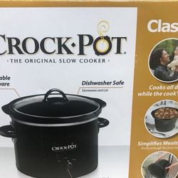 Sunbeam Crock-Pot The Slow Cooker 2 Qt Round SCR200-B