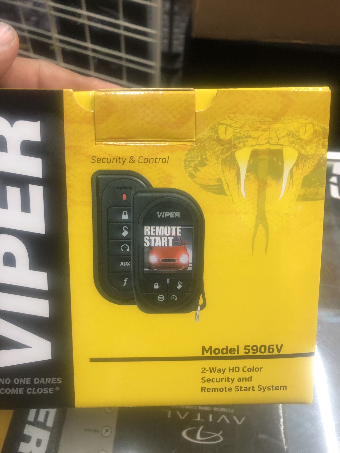 viper alarm with color screen remote start