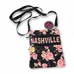 Nashville Robin Ruth Floral Crossbody Bag