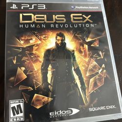 Deus Ex: Human Revolution (Sony PlayStation 3, 2011) PS3 - No Manual 
