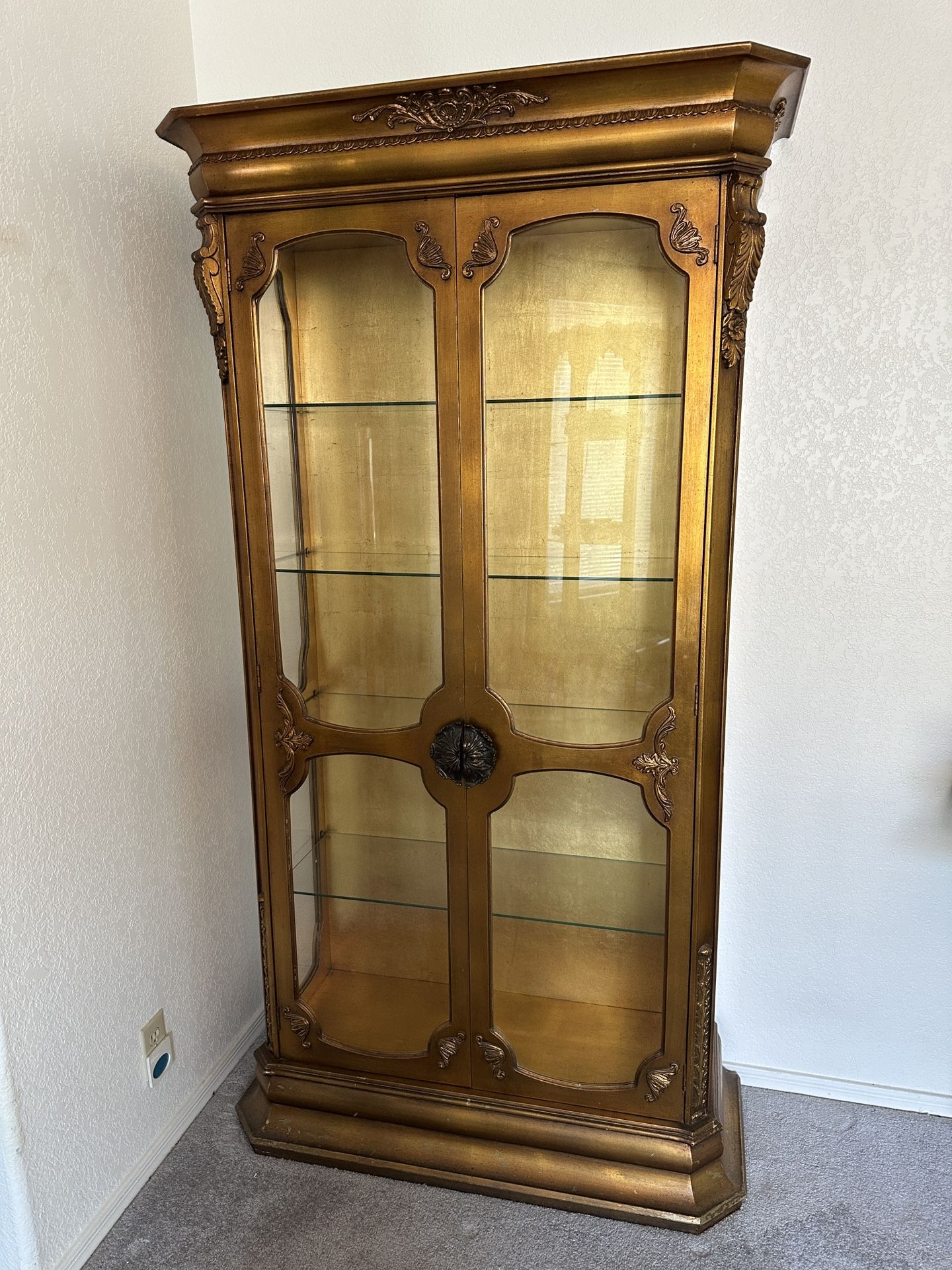 Vintage 1950 China Cabinet