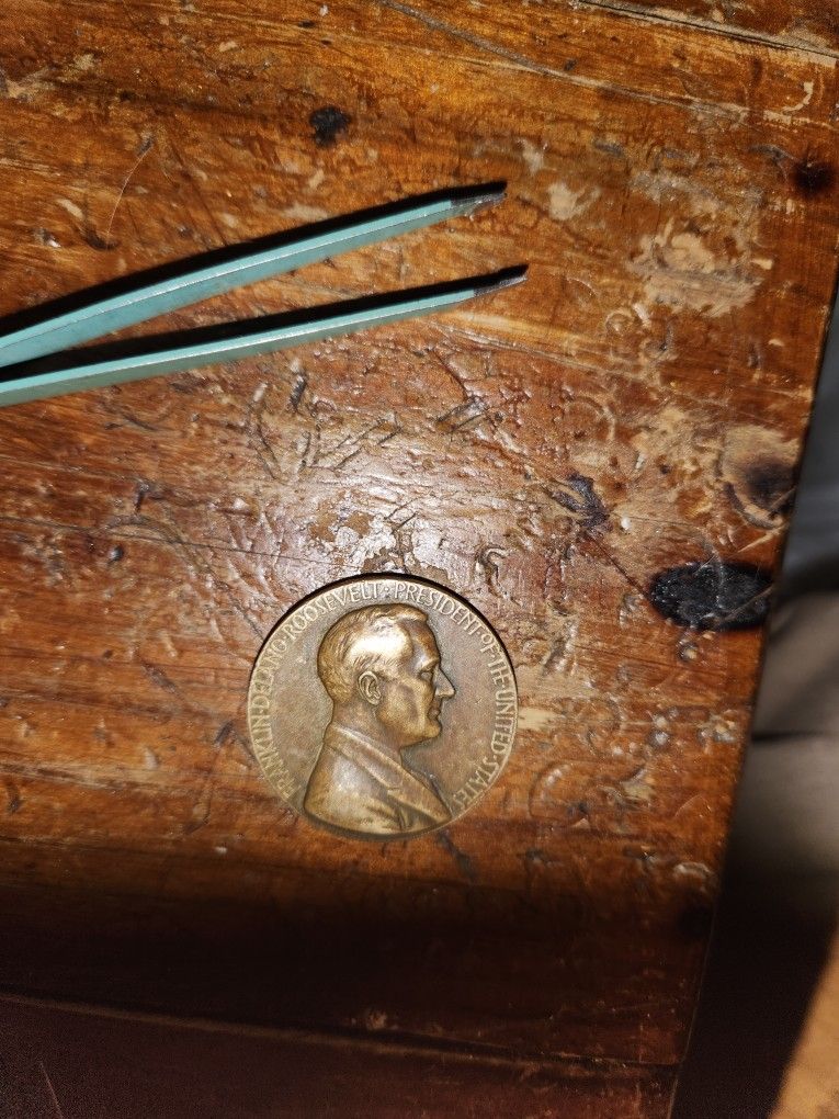 1934 President Roosevelt Philadelphia Mint Medal