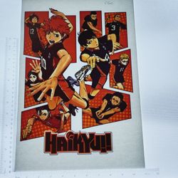 Iron On Heat Transfer  Good For T-shirts Sweaters Jackets T Shirt Design Size Is About 14x10 Anime Haikyu #560