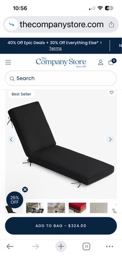 *Brand New* Black Outdoor Cushions - Huge Discount