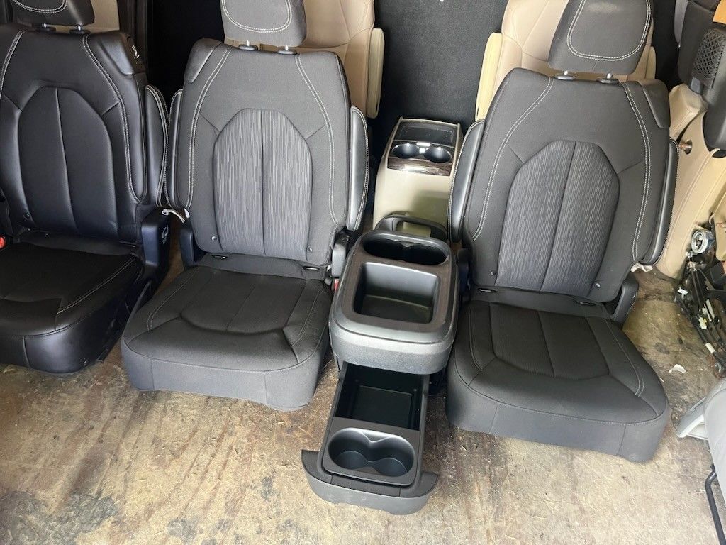 BRAND NEW BLACK CLOTH BUCKET SEATS WITH CONSOLE