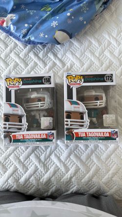 Funko Pop! Vinyl: Tua Tagovailoa #158  and #172 - Miami Dolphins