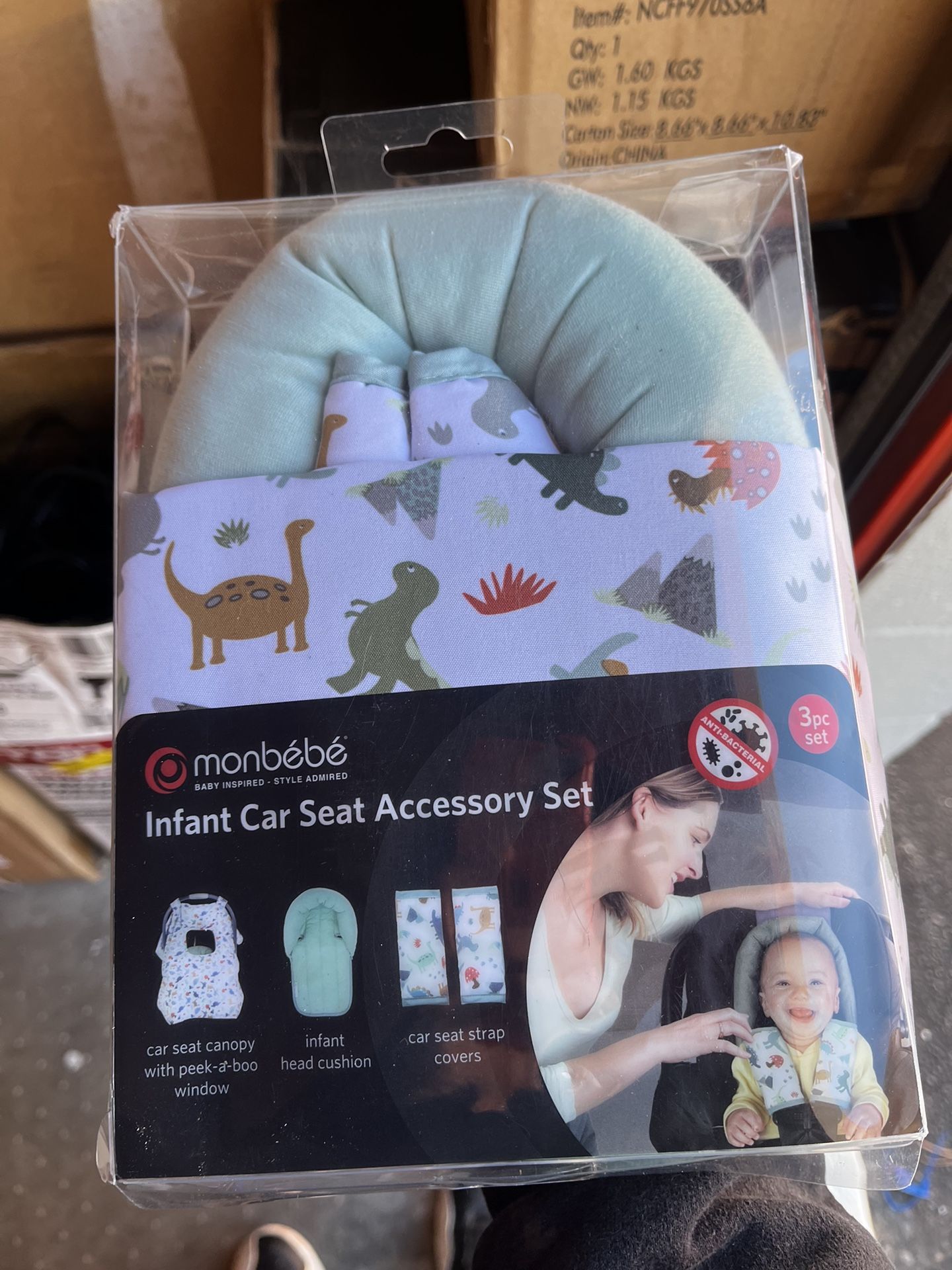 Infant Car Seat Accessorie Set Boy