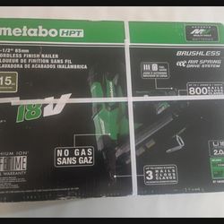 New Metabo 15 gage nail gun