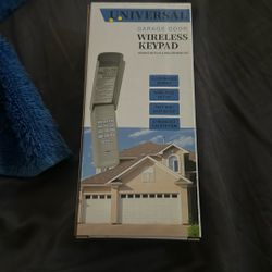 Wireless keypad for garage door