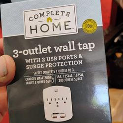 3 Outlet Wall Tap