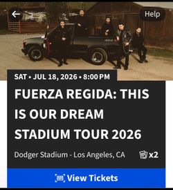 Fuerza Regida tickets