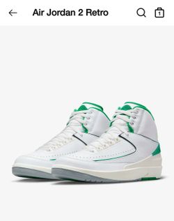 Jordan 2 Lucky Green. Size 11 Or 11.5