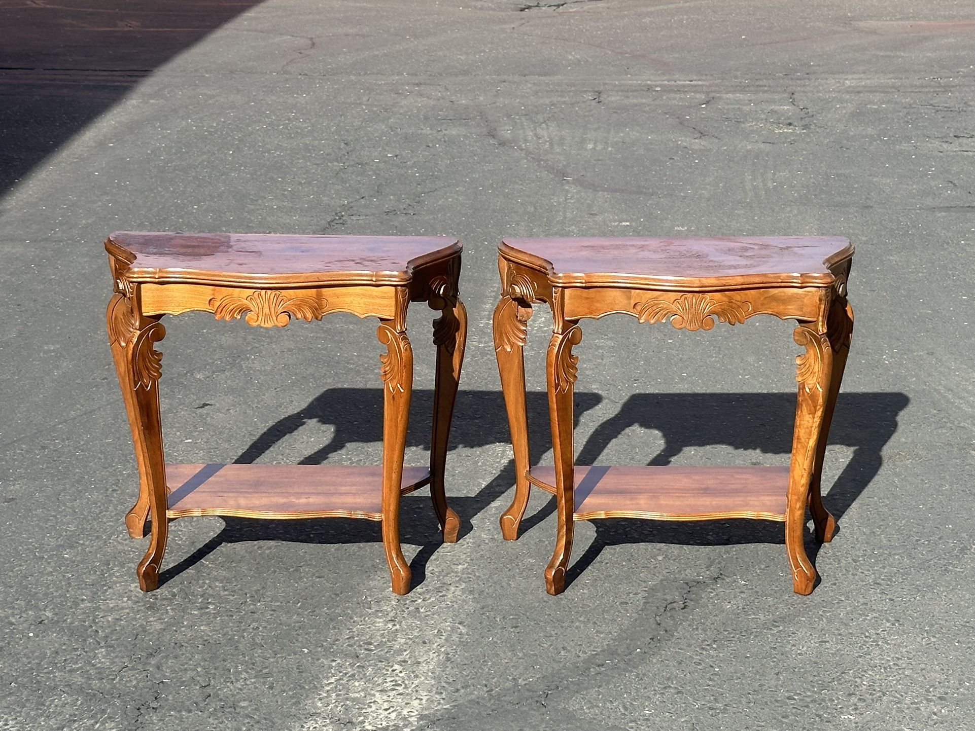 Victorian Solidwood-side Tables