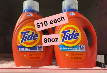 Tide detergent 80oz