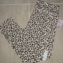 WOMEN'S HIGHRISE CHEETAH LEGGINGS 