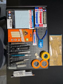 Complete Model Kit Building Bundle – Tamiya Supplies + Nissan Silvia Kit