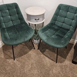 Gree Velour Parlor Chairs