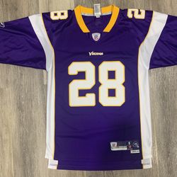 Minnesota Vikings Men’s Small Adrian Peterson Reebok Jersey 