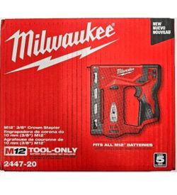 Milwaukee 12 volt stapler