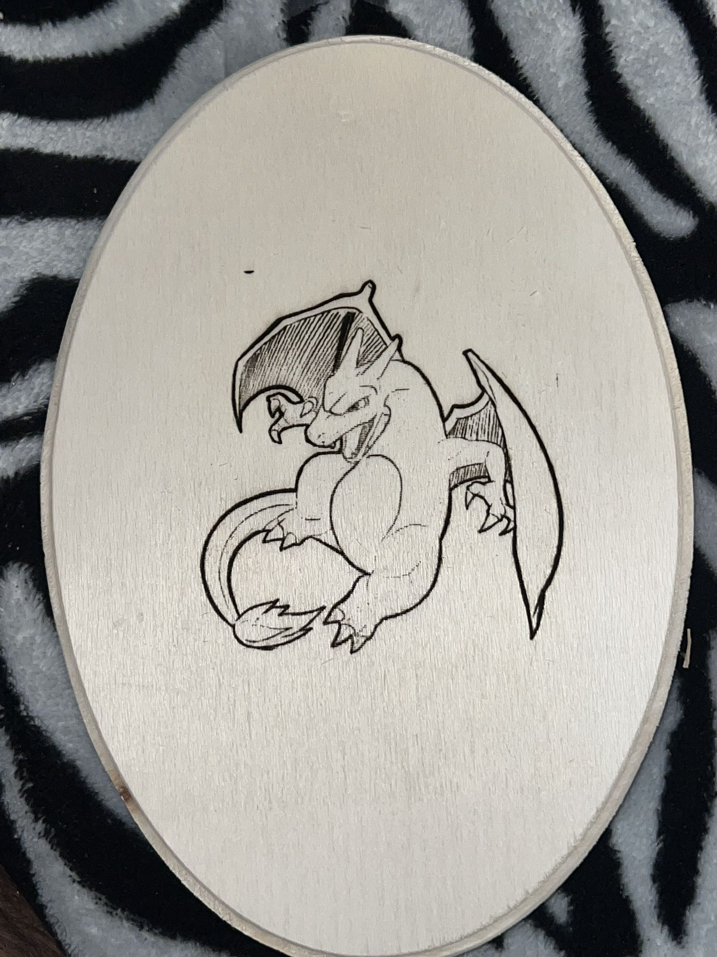 Charizard Engraving Room Decoration Wall Art Home Decor
