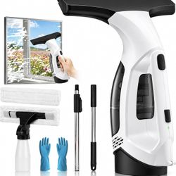 Brand new in sealed box Cordless Window Vacuum Squeegee – Extension Pole for High Windows
