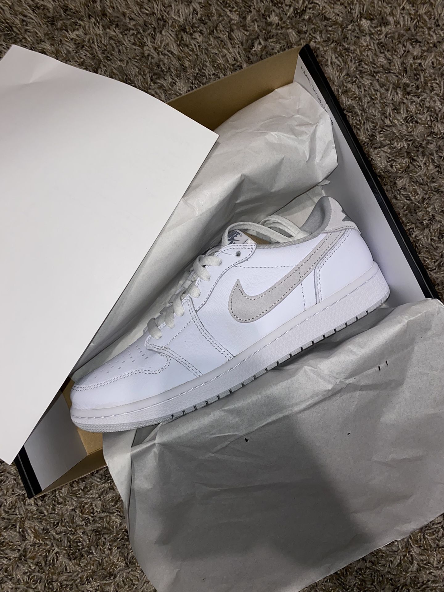 Jordan 1 Low - Neutral (new) with Receipt 