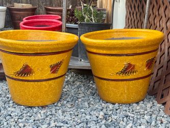 2x80 large Mexican planters or $40 each