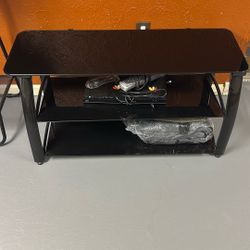 3 Shelf Glass Tv Stand 