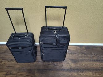 Rolling suitcases