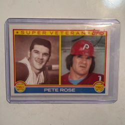 Baseball Card Pete Rose 1983
