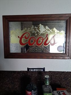 Coors beer bar sign...