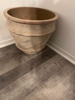 Large clay pot heavy