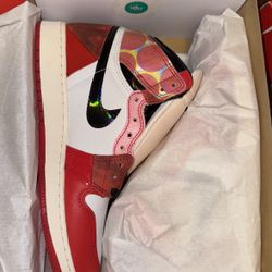 Jordan 1 High Spider-Verse GS Size 6Y