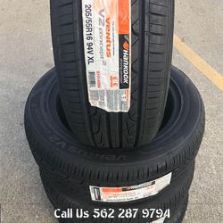 205/55r16 Hankook Ventus NEW Set of Tires installed and balanced for FREE