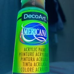 BRAND NEWW Sour Apple ACRYLIC PAINT DecoArt Americana - PICKUP In Torrance ONLY 