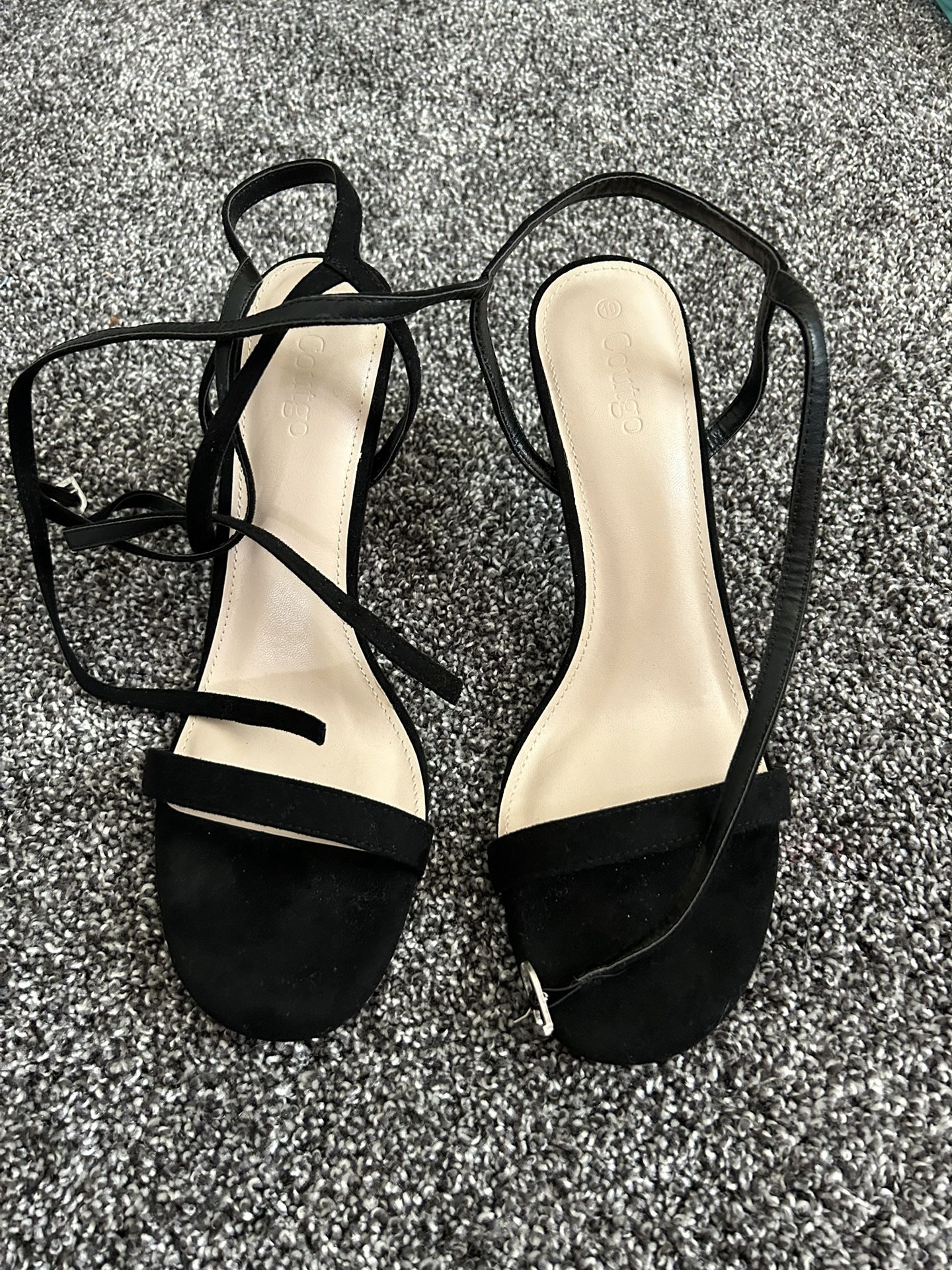 Black High Heels $12