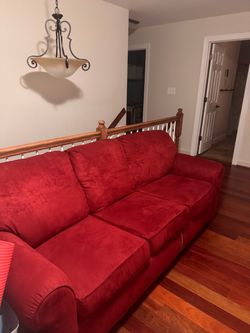 ❤️ Red Sleeper Sofa – $200 OBO