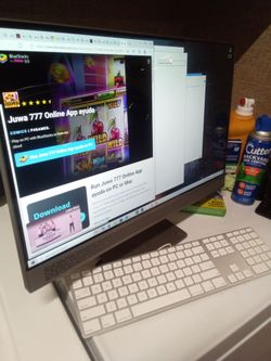 hP pavilion All-in-One Desktop Computer with Keyboard mouse power supply