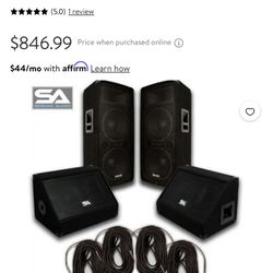 Seismic Audio Speakers 