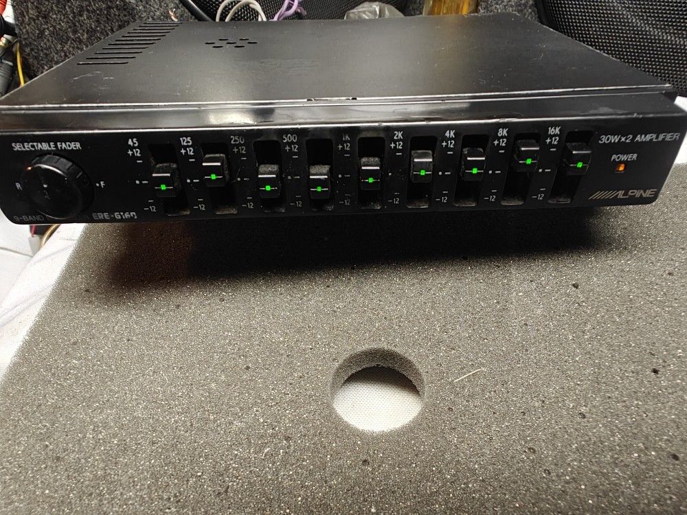 Alpine 9 Band Equalizer