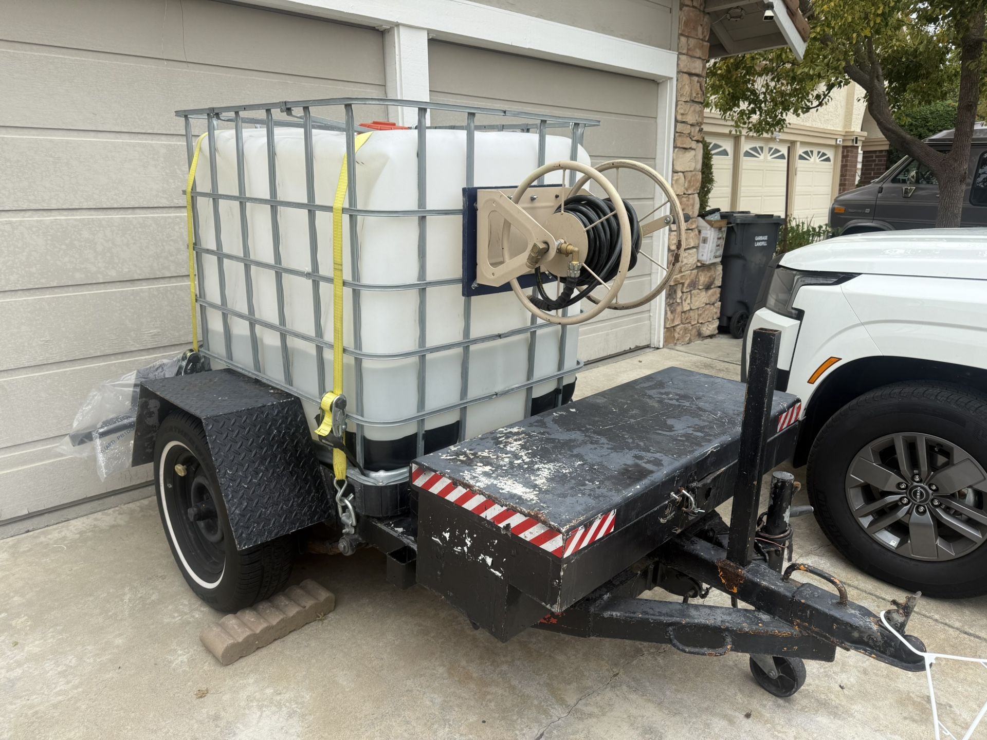 Water Tank With Trailer good for Mobile detailing