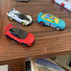 3 Hot Wheel Cars 