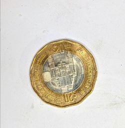 Mexico 2022, 20 pesos: 500 years of historical memory of Mexico-Tenochtitlan