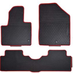 (New in Box) Megiteller Car Floor Mats Custom Fit for Hyundai Santa Fe 2013 2014 2015 2016 2017 2018 Odorless Washable Heavy Duty Rubber (All Weather)