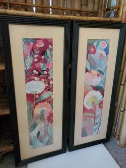 2 PC Modern Floral Art